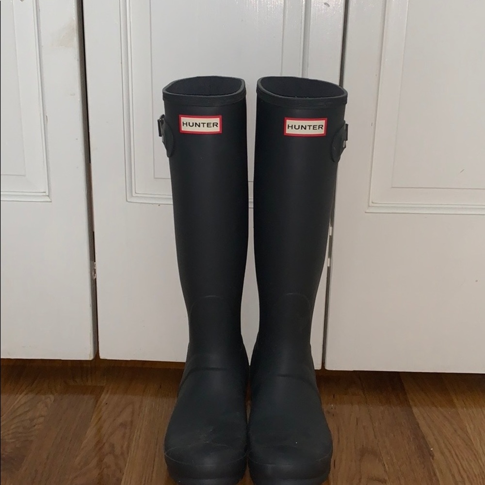 Woman’s original tall rain boots: gray